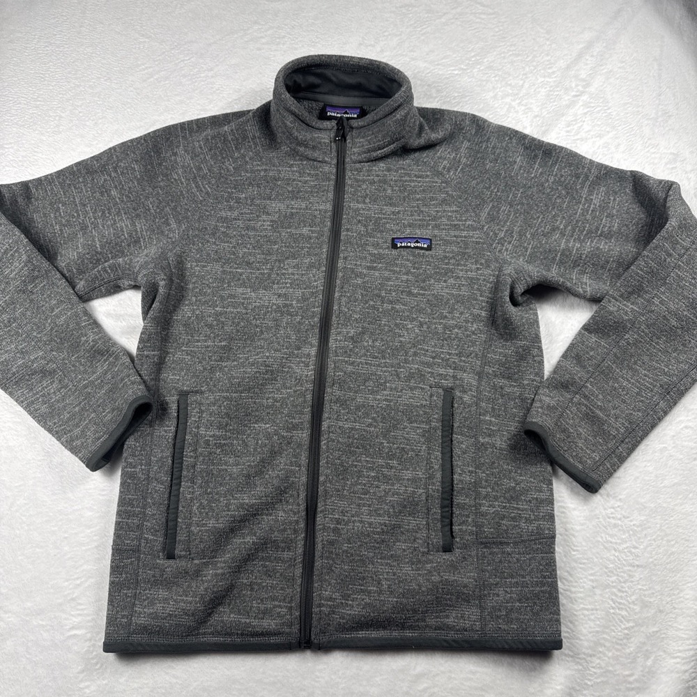 Patagonia Better Sweater Mens Gray Full Zip Jacket S STY25527 Outdoor Hiking